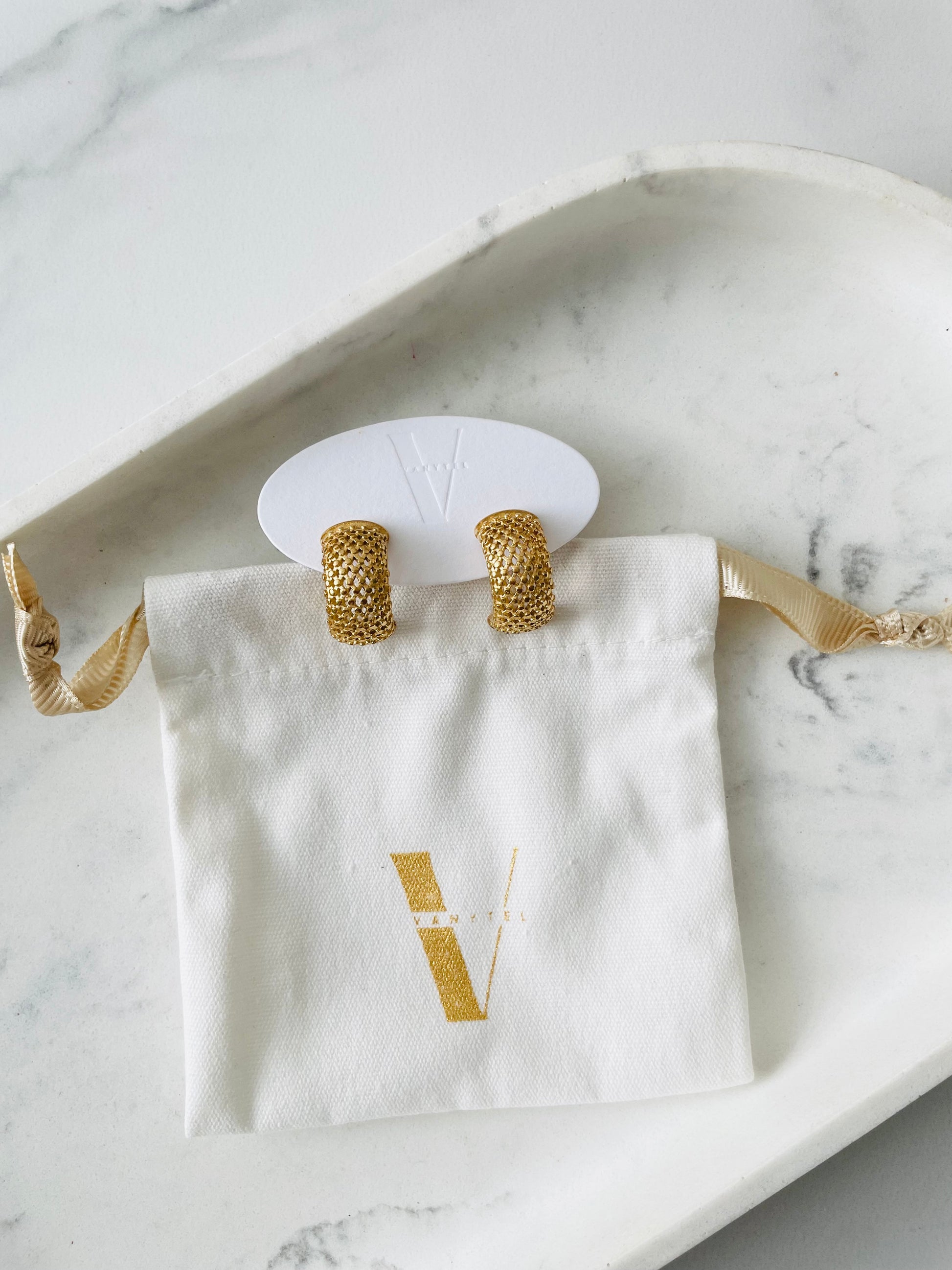 Darlin Stud Earrings, Women, Stainless Steel - Vanytel