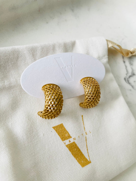 Darlin Stud Earrings, Women, Stainless Steel - Vanytel