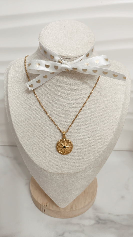 North Chain Necklace, Gold Stainless Steel - Vanytel