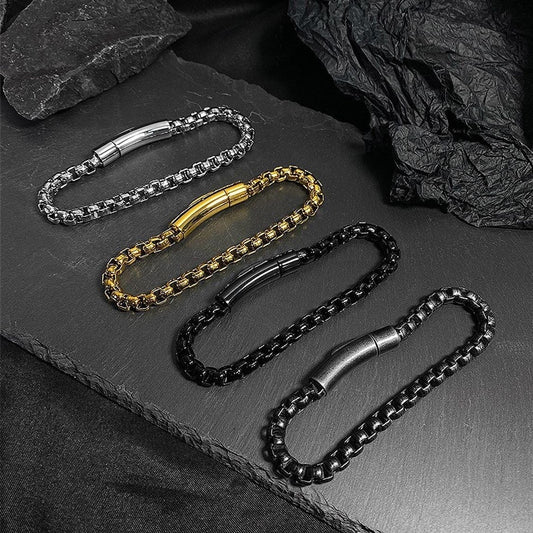 Pulsera de hombre estilo cadena de caja - Vanytel