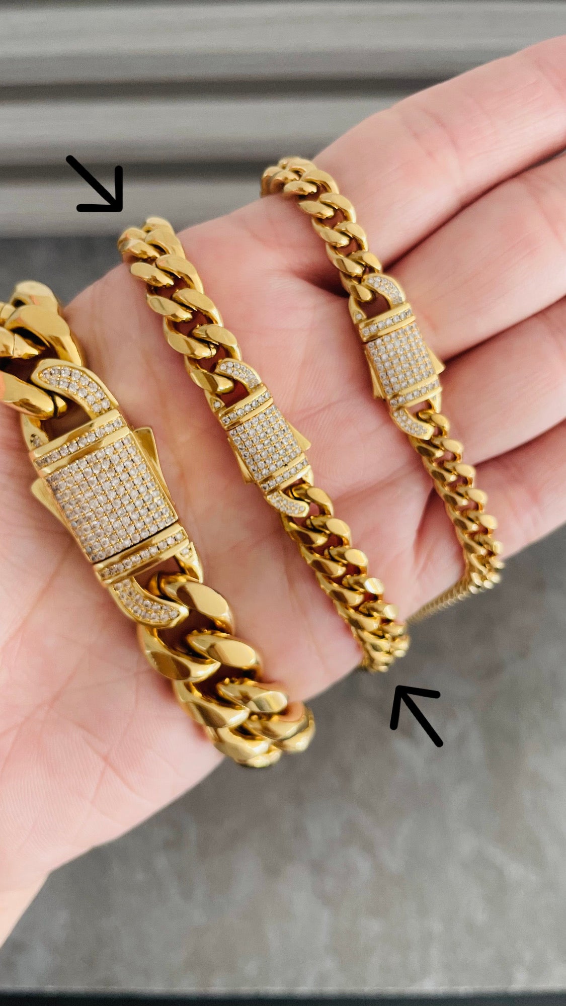 Cubana con Cierre en Zirconia Cúbica - Vanytel