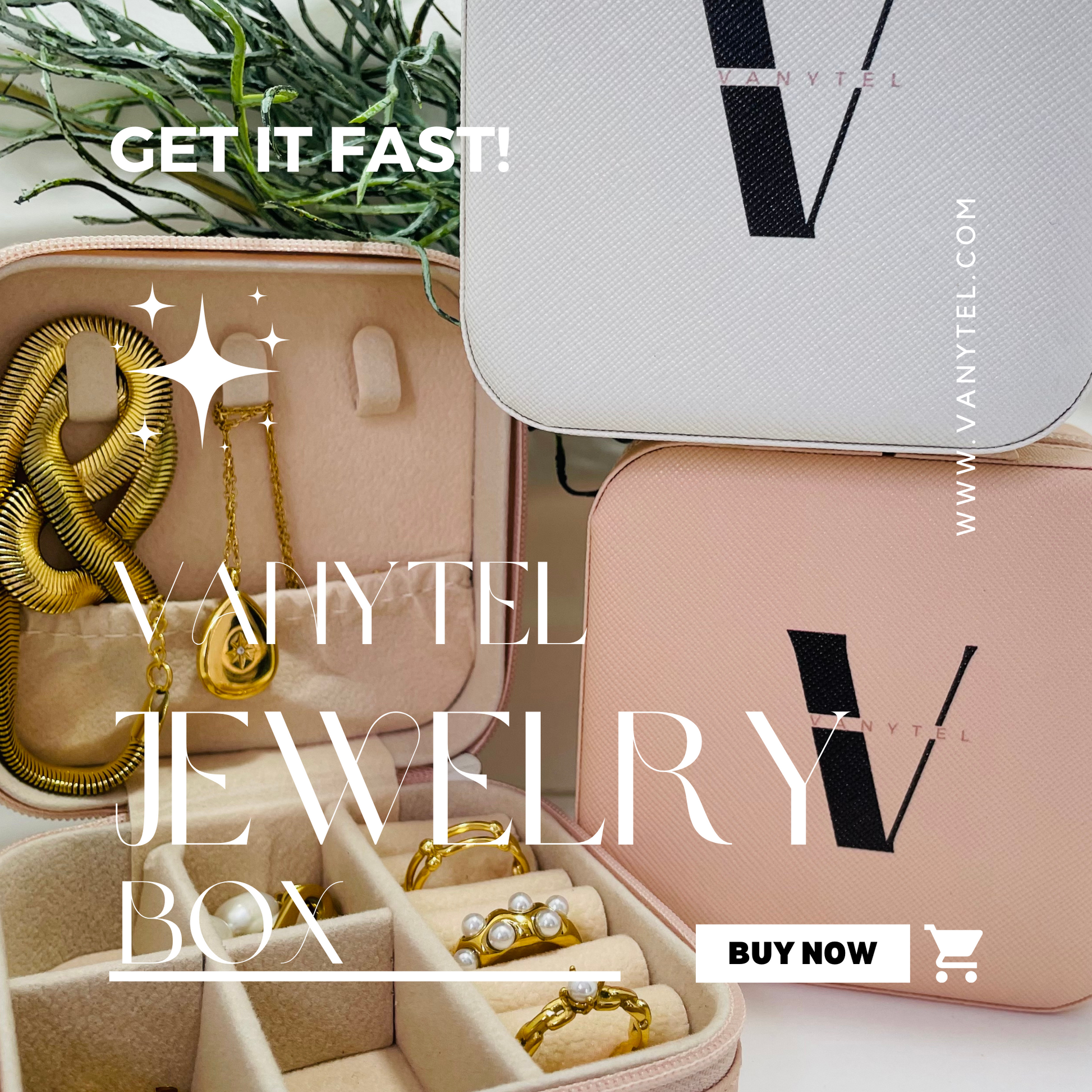 Vanytel - Signature Jewelry Travel Box - Vanytel