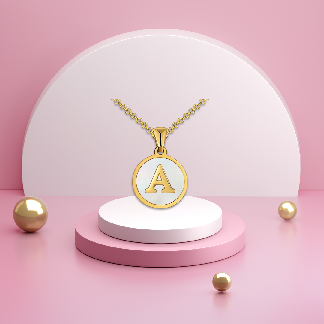 INITIAL LETTER NECKLACE - Vanytel