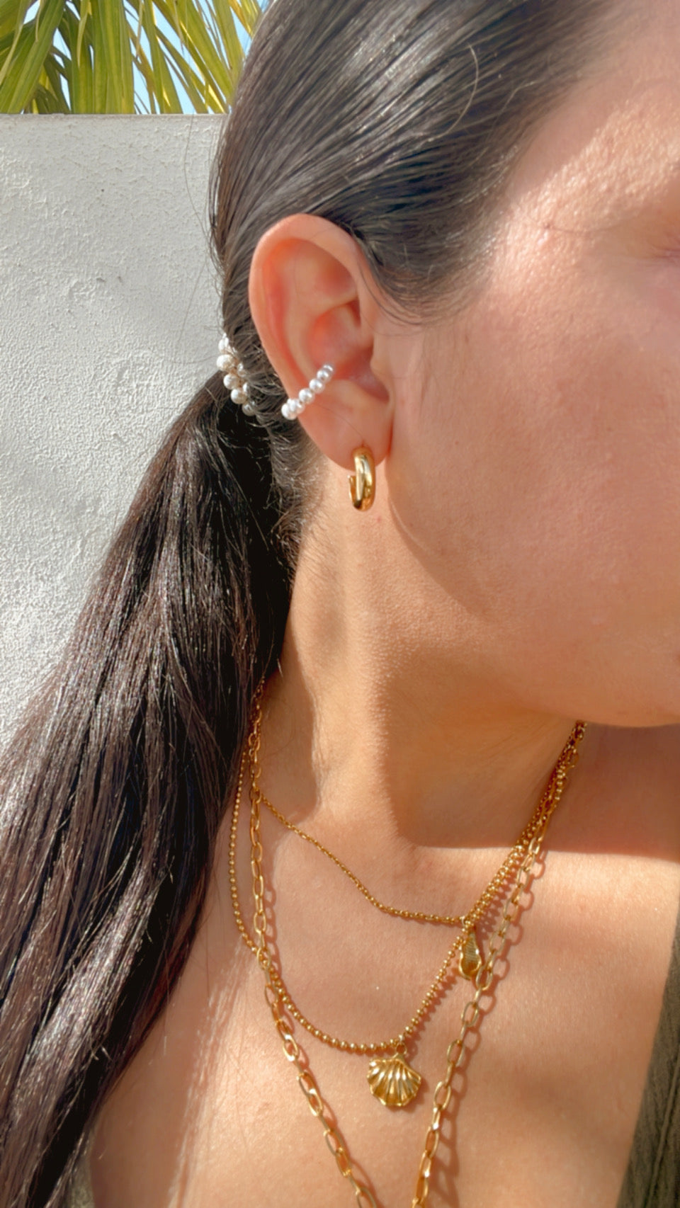 Grace Hoops Earrings