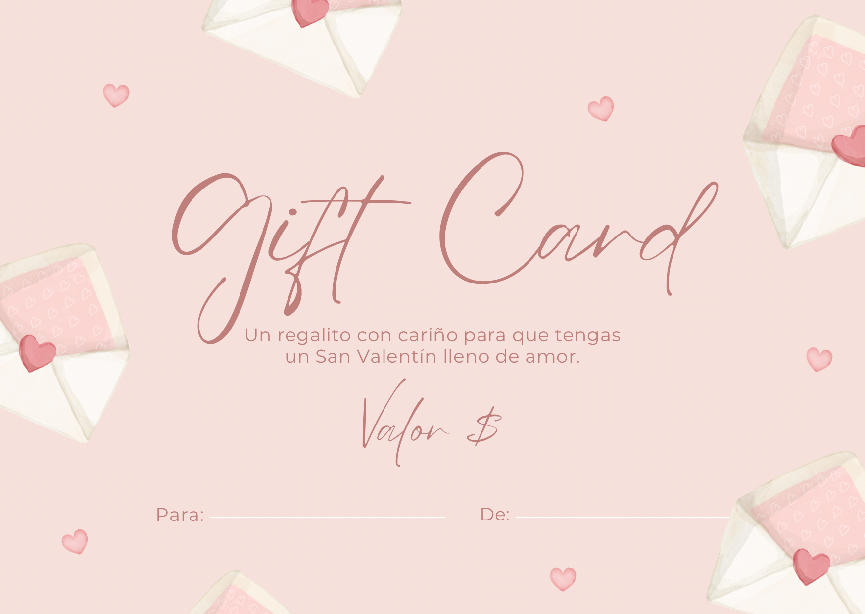 Gift Card 💕 Feliz día de San Valentín - Vanytel 