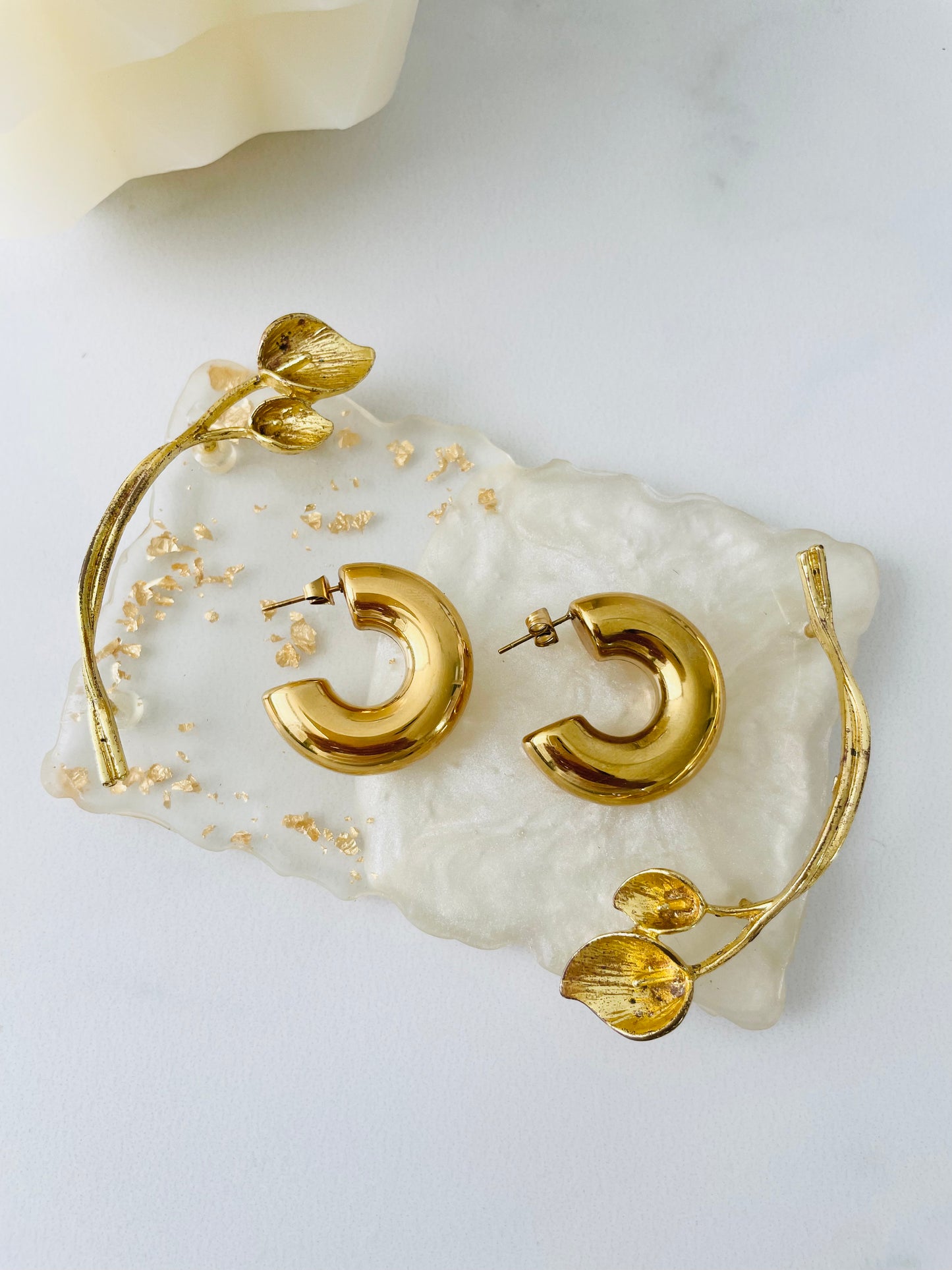 Chunky Hoops Earrings - Vanytel 