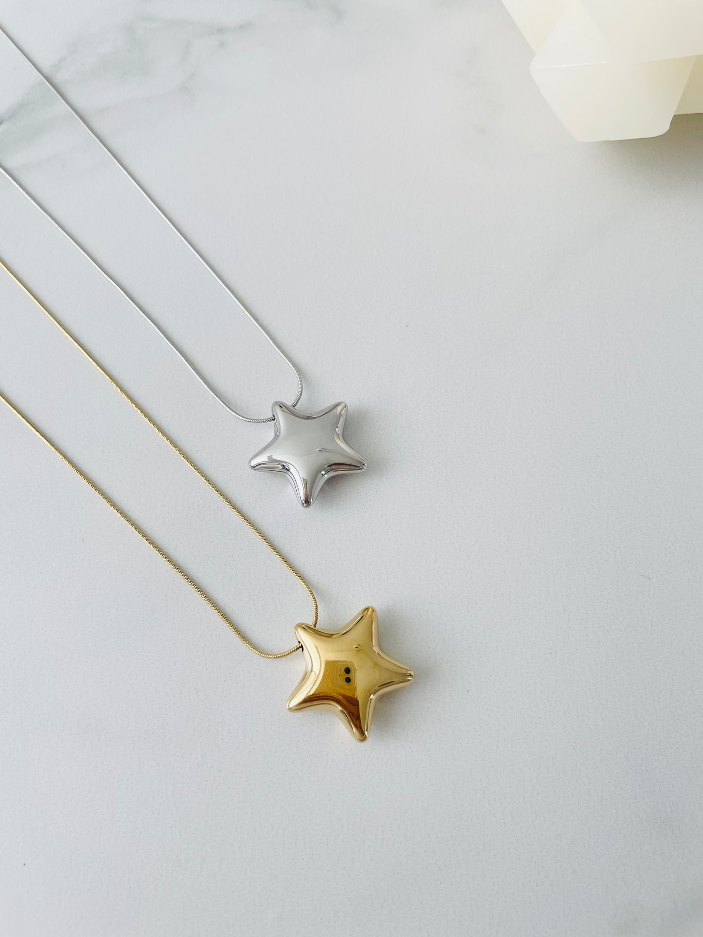 ⭐️ Estrella Necklace | Gold | Silver Stainless Steel - Vanytel 