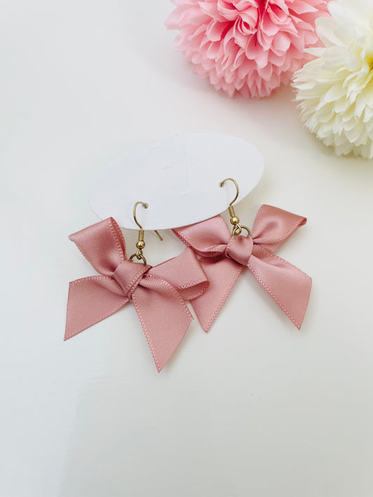 Pink Bows Earrings 🎀Women’s Stainless Steel - Vanytel 