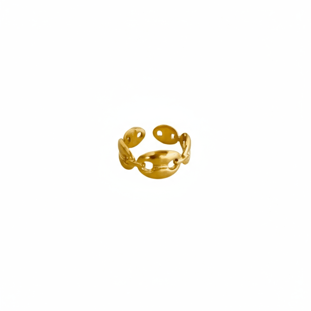Anillo GG En Dorado y Plateado para Mujer en Acero Inoxidable | Vanytel - VANYTEL - Vanytel