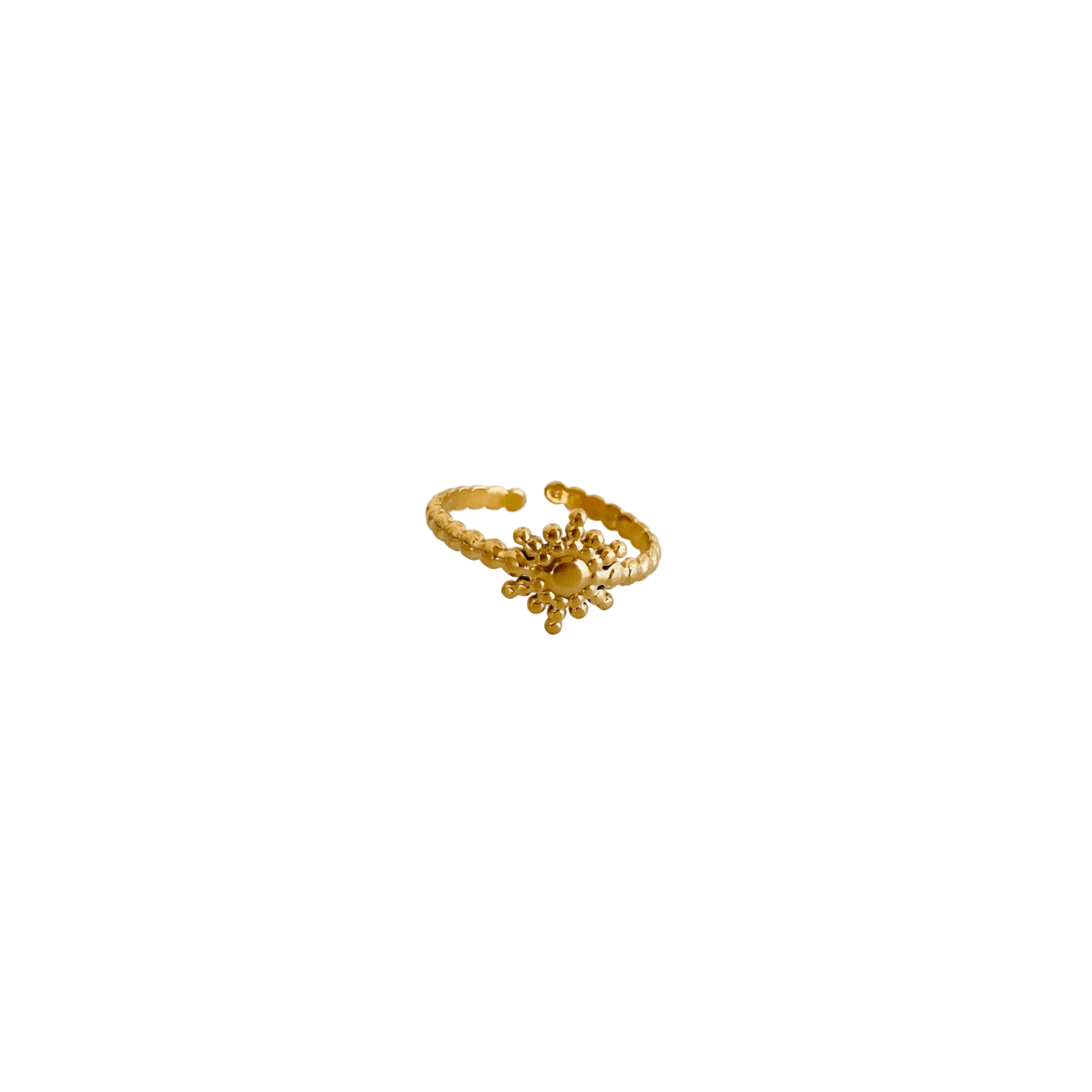 Anillo Solecito Adjustable Dorado para Mujer en Acero Inoxidable | Vanytel - VANYTEL - Vanytel