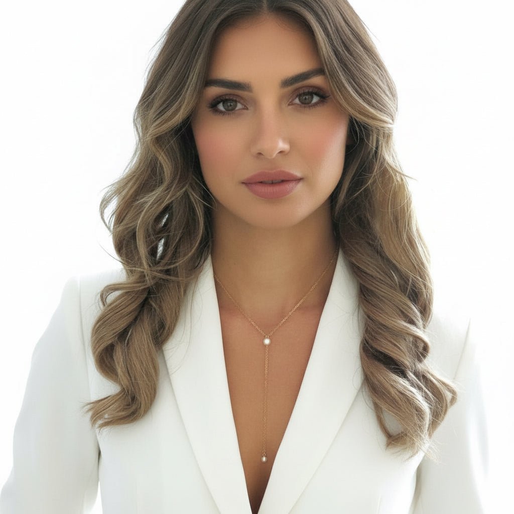 Choker Lariat Dorado en Acero Inoxidable para Mujer | Vanytel - VANYTEL - Vanytel