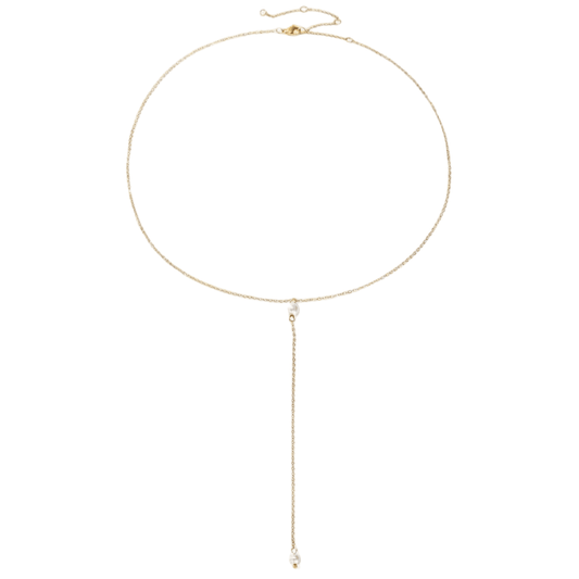 Choker Lariat Dorado en Acero Inoxidable para Mujer | Vanytel - VANYTEL - Vanytel
