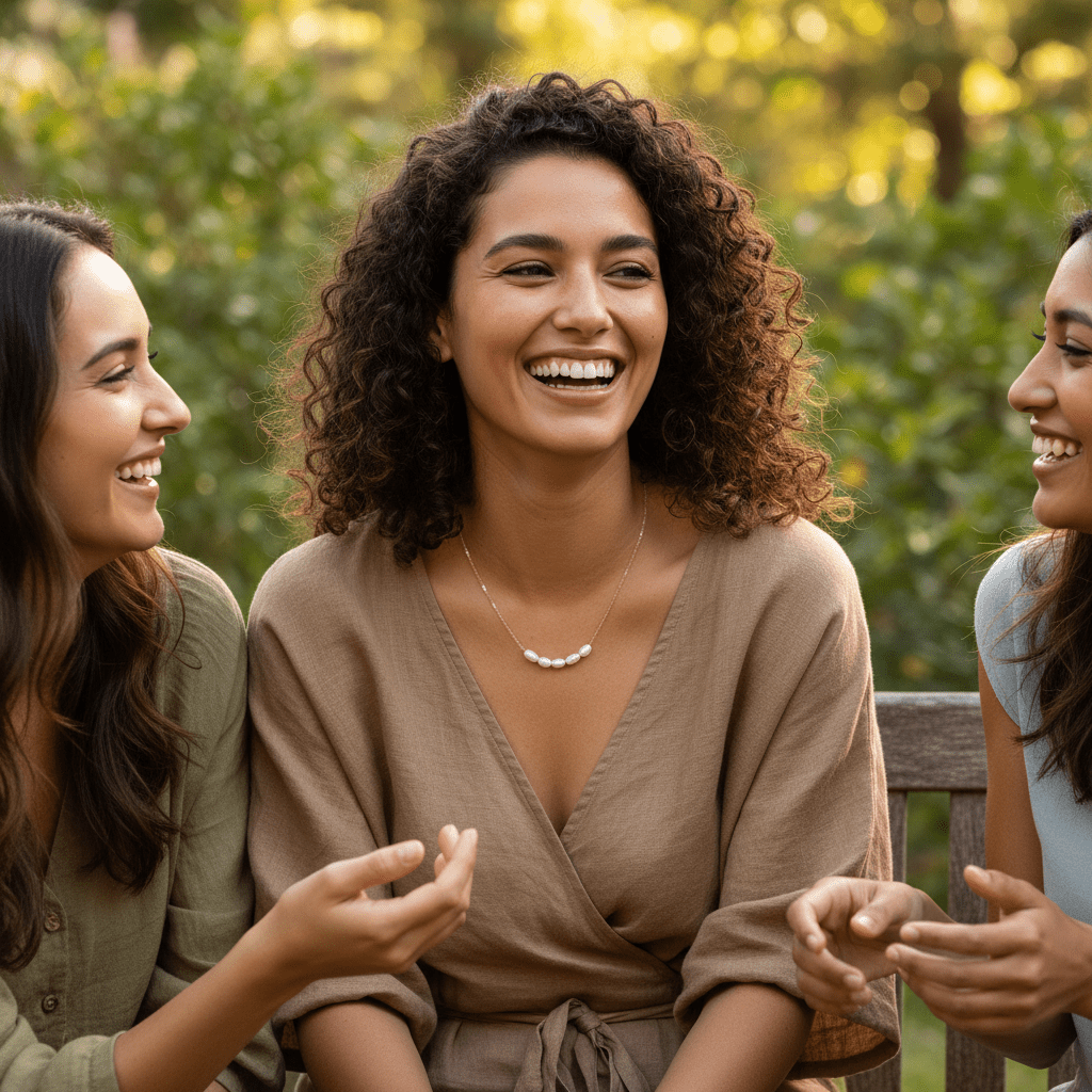 Collar Grecia con Perlas Naturales en Acero Inoxidable Dorado para Mujer | Vanytel - VANYTEL - Vanytel