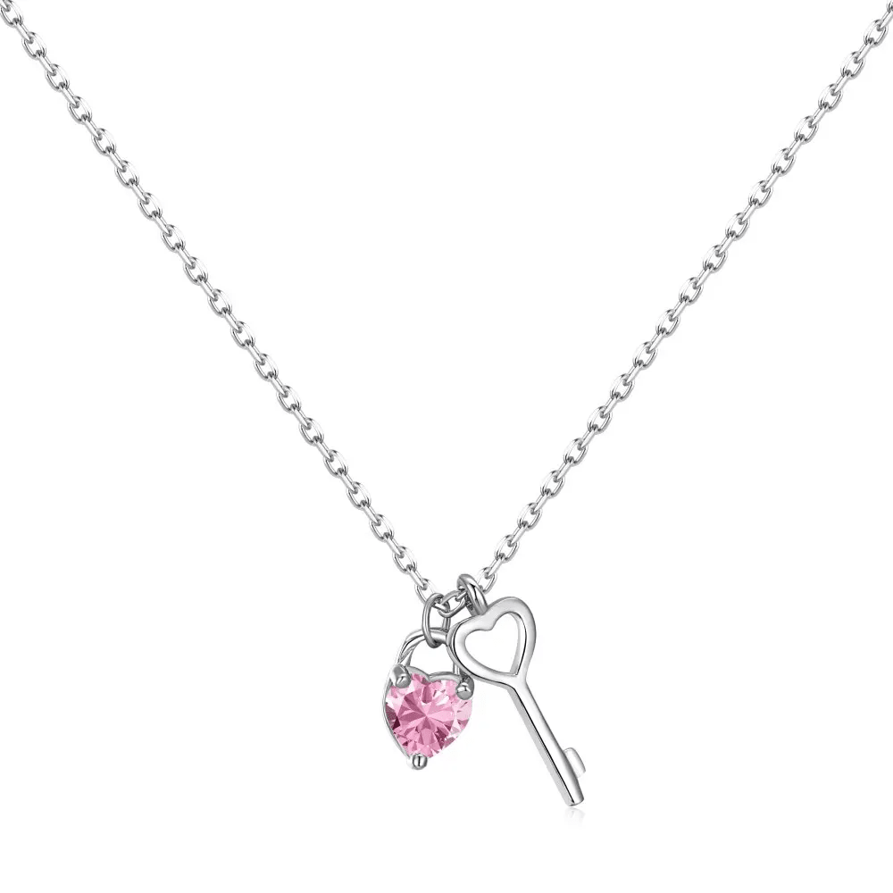 Collar Key To My Heart en Plata Esterlina 925 | Vanytel - VANYTEL - Vanytel