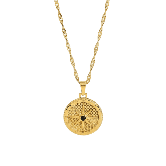 Collar North Chain Dorado para Mujer en Acero Inoxidable | Vanytel - VANYTEL - Vanytel