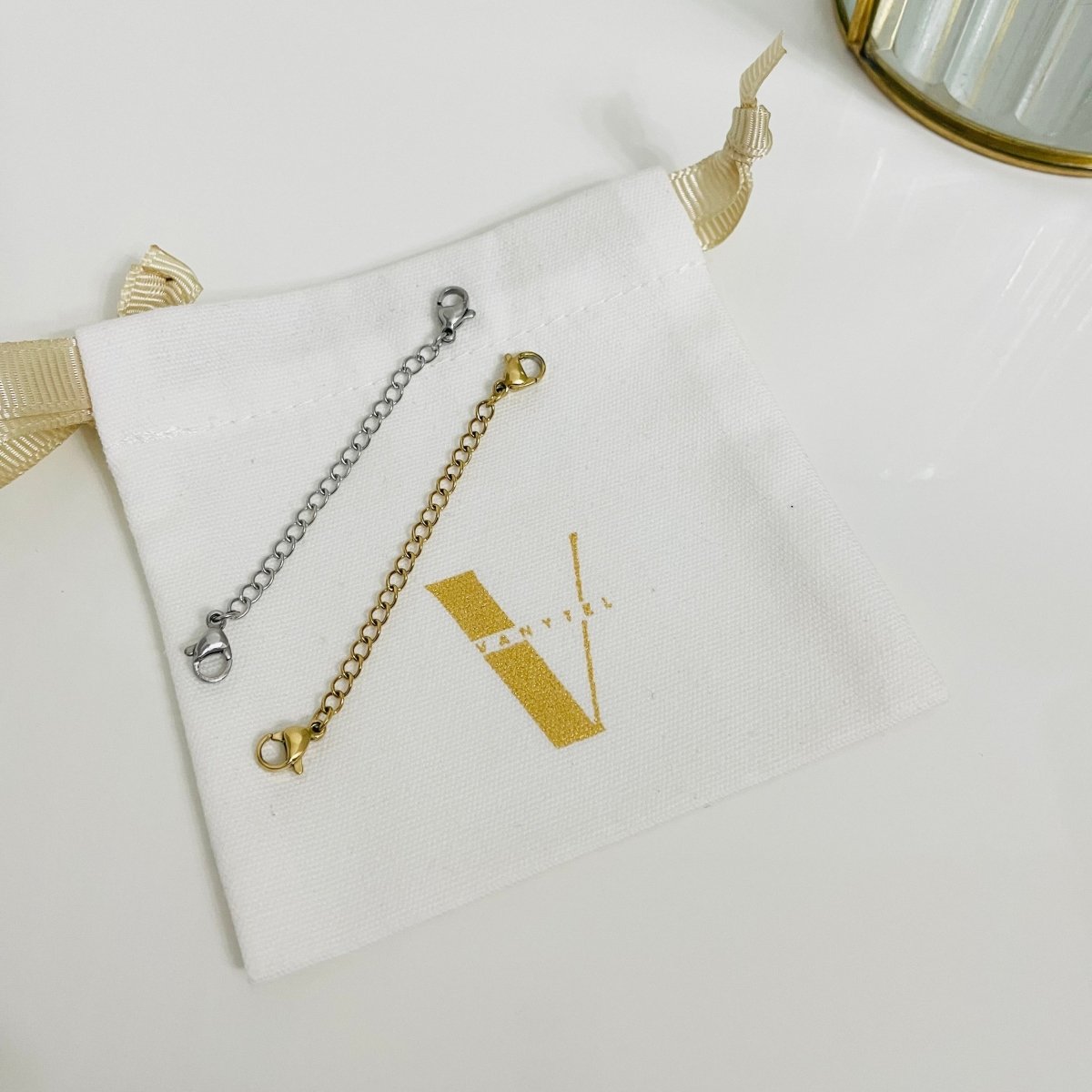 Extensor de Cadena Dorado y Plateado Unisex en Acero Inoxidable | Vanytel - VANYTEL - Vanytel