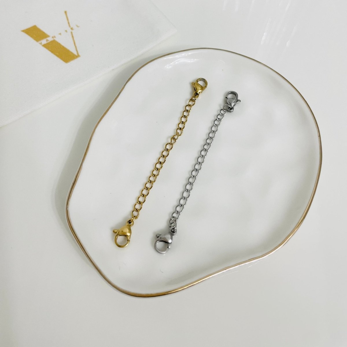 Extensor de Cadena Dorado y Plateado Unisex en Acero Inoxidable | Vanytel - VANYTEL - Vanytel
