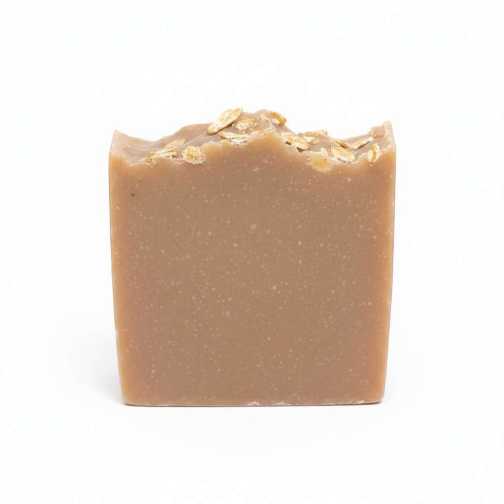 Olavi Oatmeal Milk & Honey Handmade Soap Bar with Shea Butter, Olive Oil & Coconut Oil for Sensitive Skin, Moisturizing Natural Bath Soap, 3.6 oz