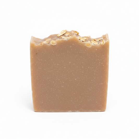 Olavi Oatmeal Milk & Honey Handmade Soap Bar with Shea Butter, Olive Oil & Coconut Oil for Sensitive Skin, Moisturizing Natural Bath Soap, 3.6 oz