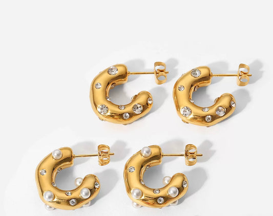 Agueda Hoops Earrings - Vanytel 