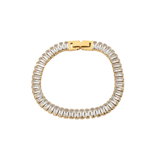 Rihanna Bracelet, Zirconia & Stainless Steel