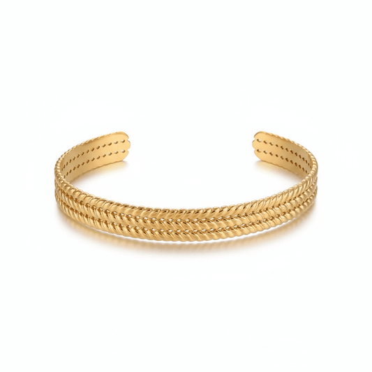 Pulsera Antonia Dorada y Ajustable para Mujer en Acero Inoxidable | Vanytel - VANYTEL - Vanytel