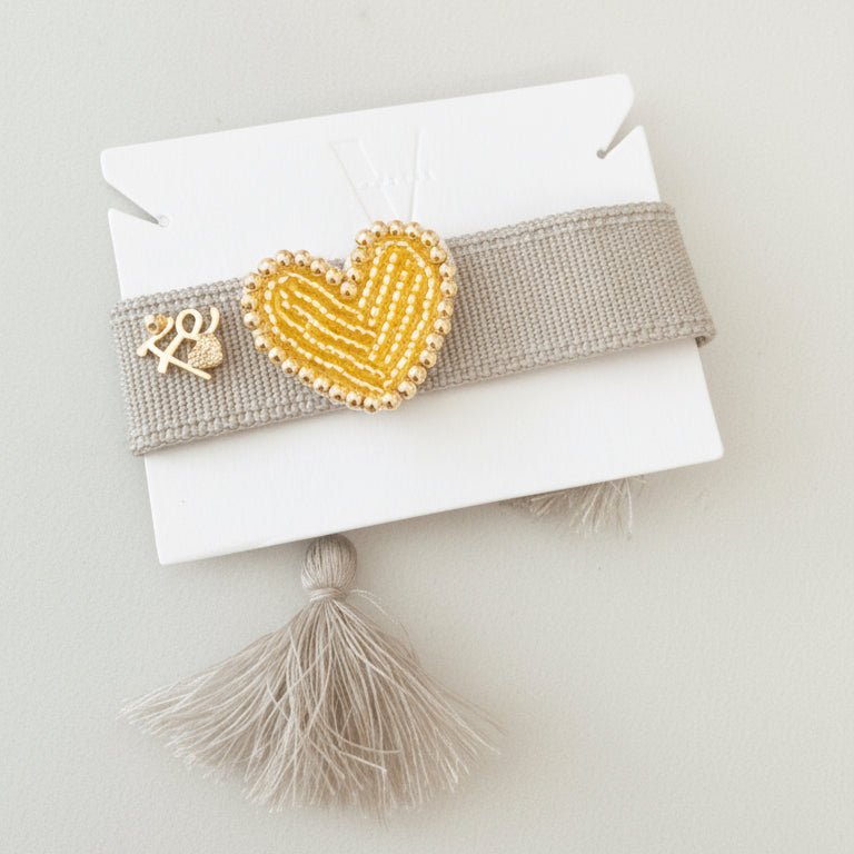 Pulsera Corazón Lleno de Fe Artesanal para Mujer en Hilo | Vanytel - VANYTEL - Vanytel