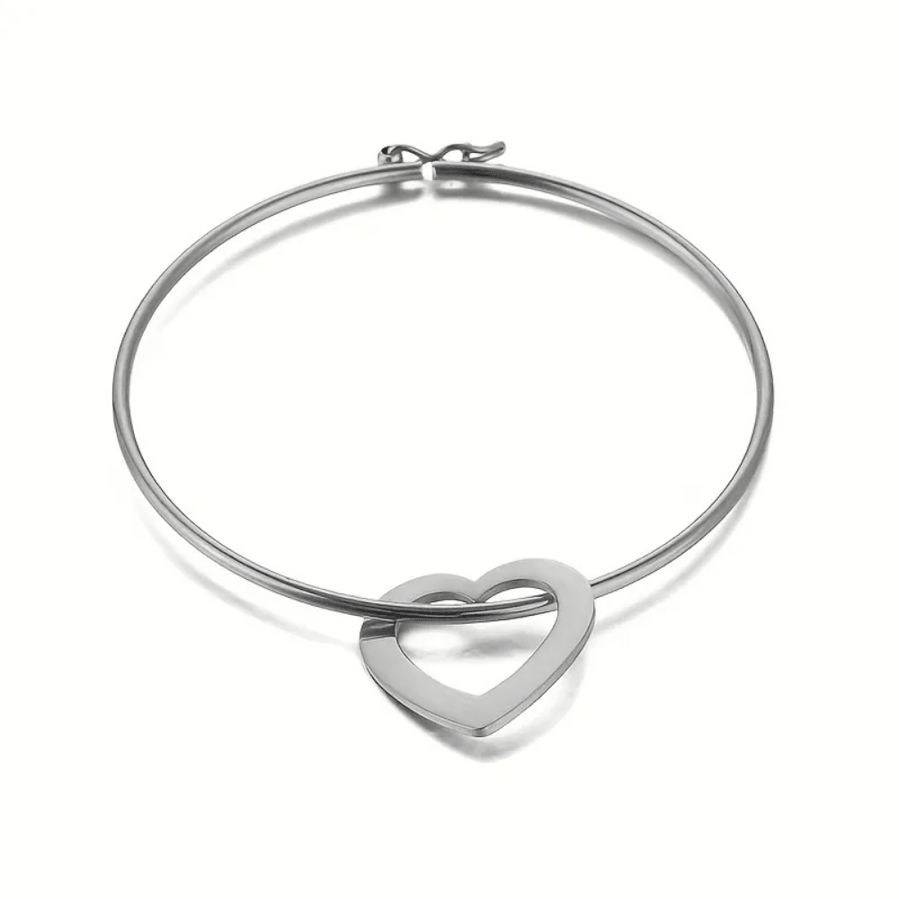 Pulsera Mis Amores Aro Dorados con Dijes de Corazón para Mujer en Acero Inoxidable | Vanytel - VANYTEL - Vanytel