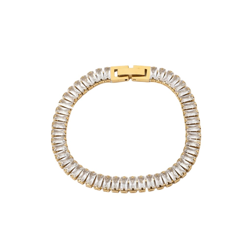 Rihanna Bracelet, Zirconia & Stainless Steel - VANYTEL - Vanytel