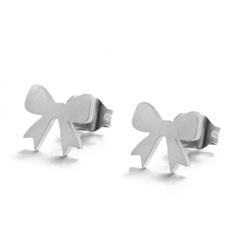 Studs Coquette para Mujer en Acero Inoxidable Dorado y Plateado | Vanytel - VANYTEL - Vanytel