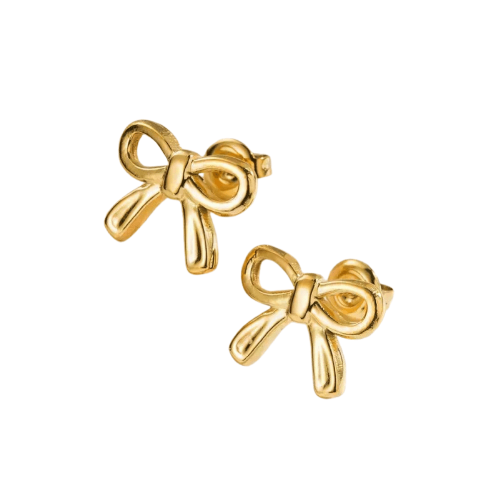 Studs Coquette para Mujer en Acero Inoxidable Dorado y Plateado | Vanytel - VANYTEL - Vanytel