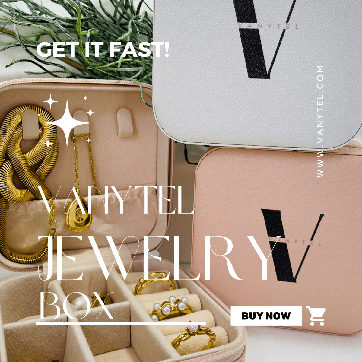 Vanytel Signature Jewelry Travel Box, Unisex - VANYTEL - Vanytel