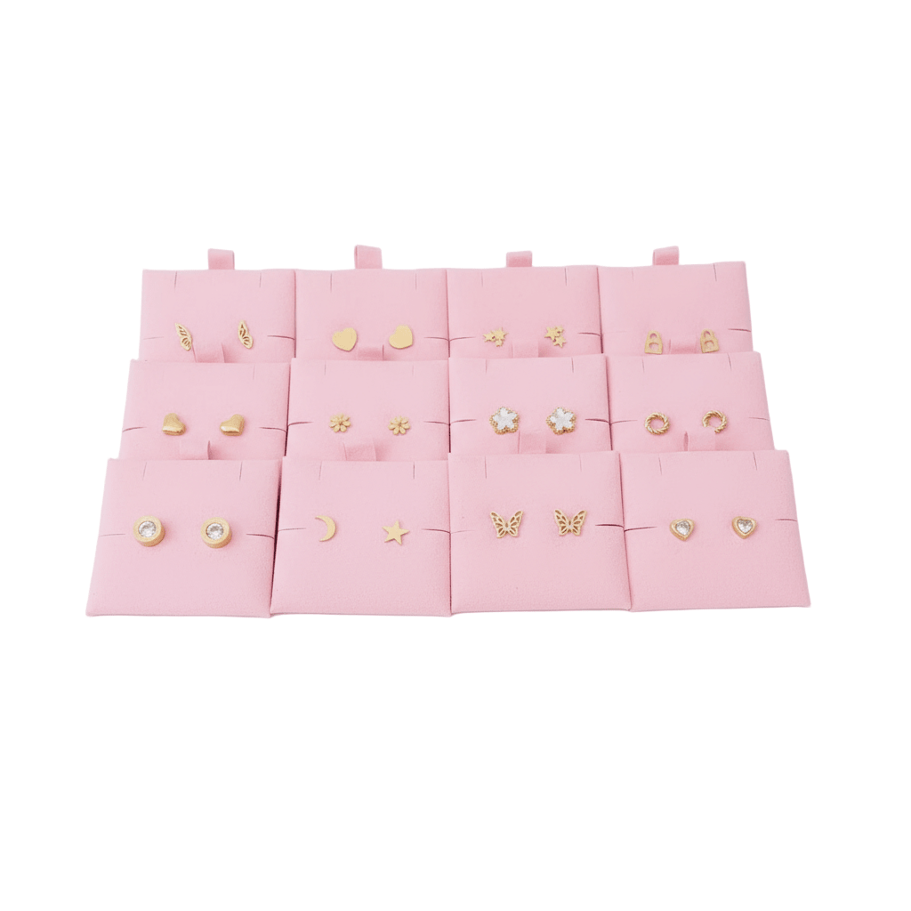 Variedad de Studs Doradas para Mujer en Acero Inoxidable | Vanytel - VANYTEL - Vanytel