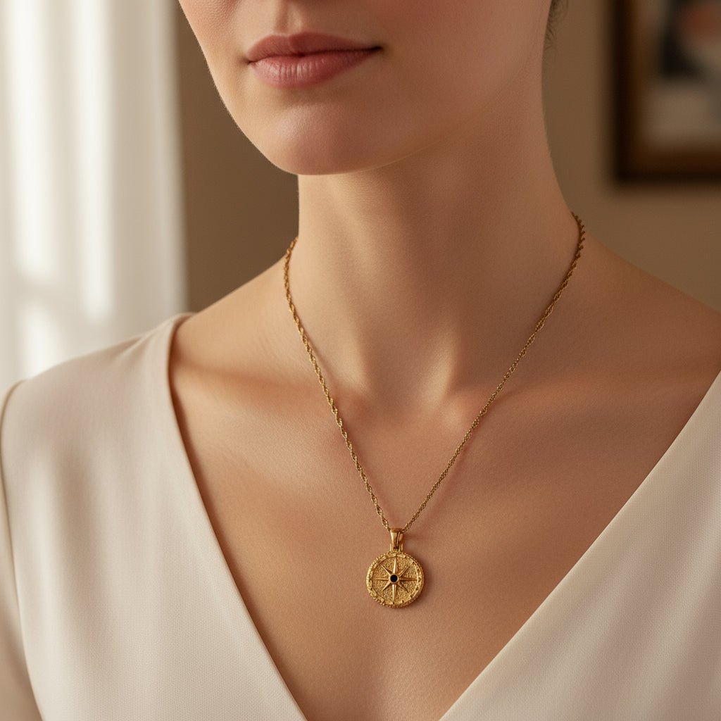 Collar North Chain Dorado para Mujer en Acero Inoxidable | Vanytel - VANYTEL - Vanytel