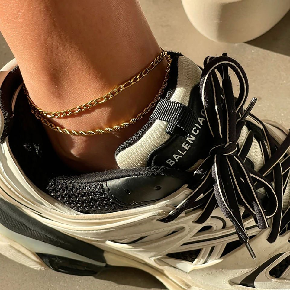 Fígaro Anklet, Gold Stainless Steel - VANYTEL - Vanytel