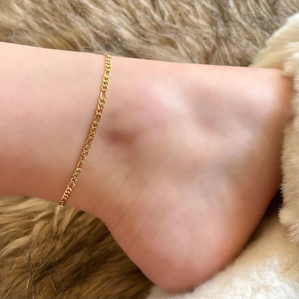 Fígaro Anklet, Gold Stainless Steel - VANYTEL - Vanytel